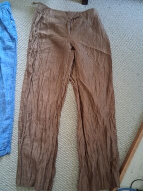 Laura linen pants ten For Taller Person